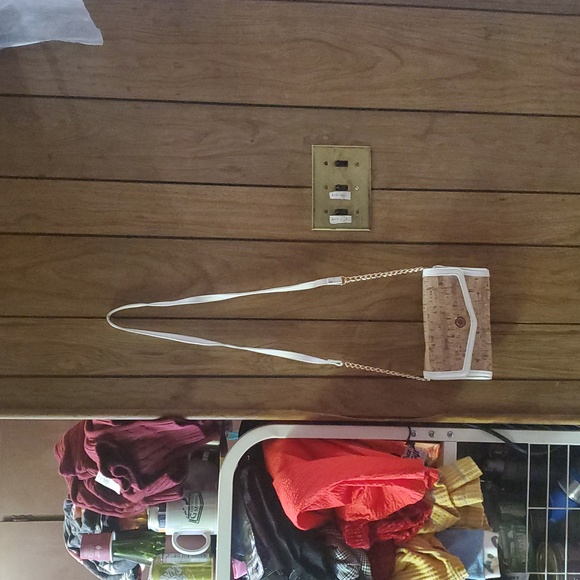 NWOT Anne Klein Cork Designer Wallet Crossbody Bag - Picture 2 of 8